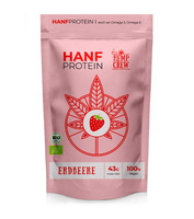 HempCrew Bio-Hanfprotein Erdbeere 420g